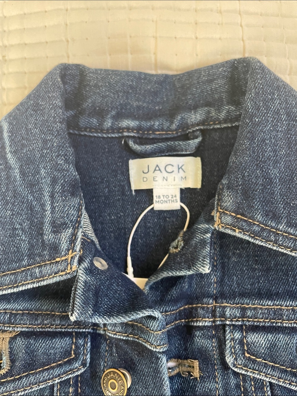Janie and Jack Blue Denim Jean Jacket